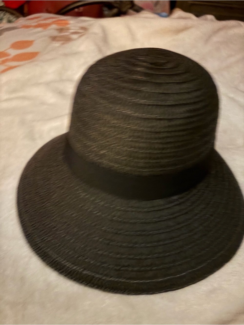 Classic Black Women's Cloche Hat - Brand Unknown